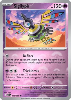 Sigilyph 038/086 Poké Ball White Flare