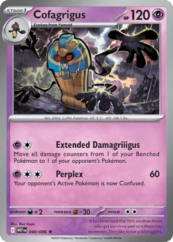 Cofagrigus 040/086 Holo White Flare