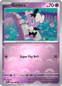 Gothita 041/086 Poké Ball White Flare