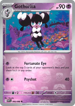 Gothorita 042/086 Master Ball White Flare