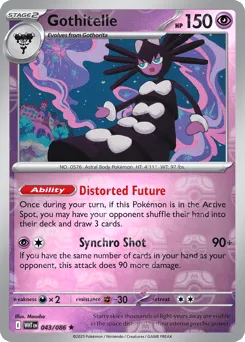 Gothitelle 043/086 Master Ball White Flare