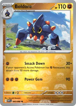 Boldore 047/086 Master Ball White Flare