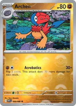 Archen 050/086 Poké Ball White Flare