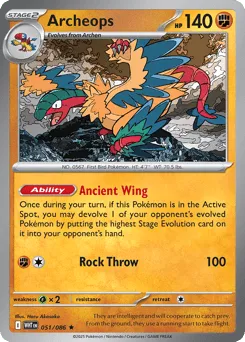 Archeops 051/086 Holo White Flare