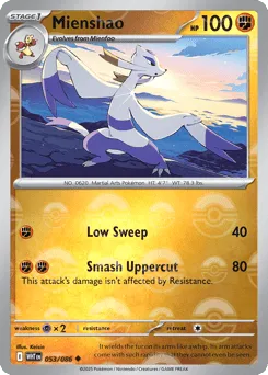 Mienshao 053/086 Poké Ball White Flare