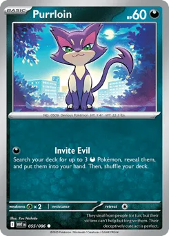 Purrloin 055/086 White Flare