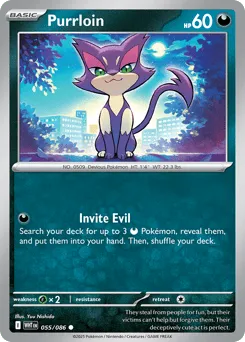 Purrloin 055/086 Normal White Flare
