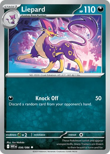 Liepard 056/086 White Flare