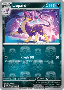 Liepard 056/086 Master Ball White Flare