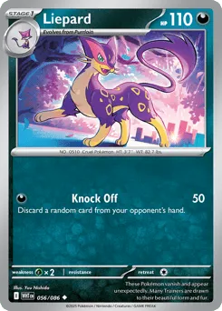 Liepard 056/086 Normal White Flare