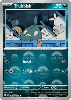 Trubbish 059/086 Poké Ball White Flare