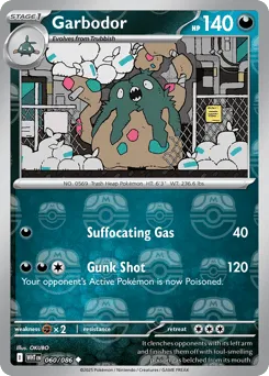 Garbodor 060/086 Master Ball White Flare
