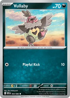Vullaby 063/086 Reverse Holo White Flare