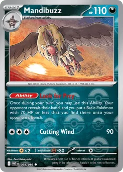 Mandibuzz 064/086 Poké Ball White Flare