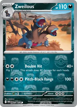 Zweilous 066/086 Master Ball White Flare