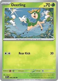 Deerling 006/086 Normal White Flare