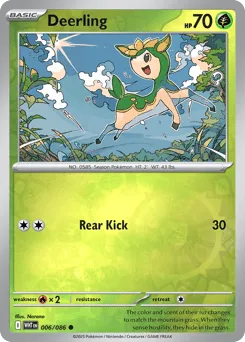 Deerling 006/086 Reverse Holo White Flare