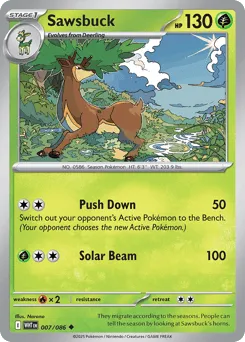 Sawsbuck 007/086 White Flare