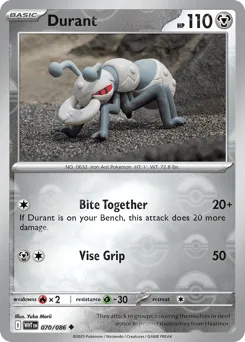Durant 070/086 Poké Ball White Flare