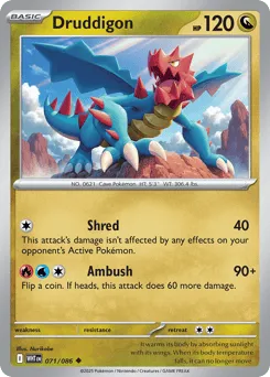 Druddigon 071/086 White Flare