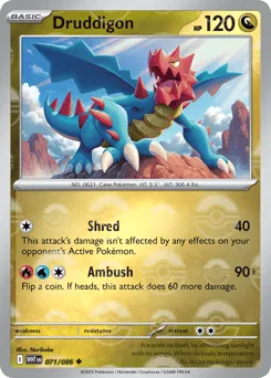 Druddigon 071/086 Poké Ball White Flare