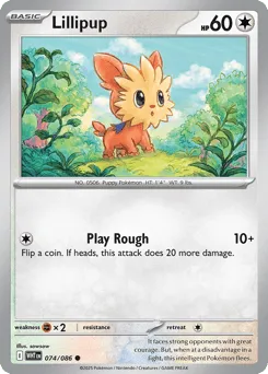Lillipup 074/086 Normal White Flare