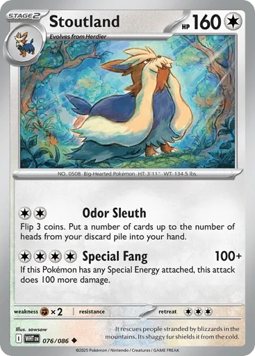 Stoutland 076/086 White Flare