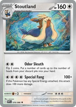 Stoutland 076/086 White Flare