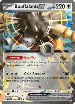 Bouffalant ex 077/086 Holo White Flare