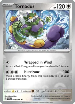 Tornadus 078/086 Poké Ball White Flare