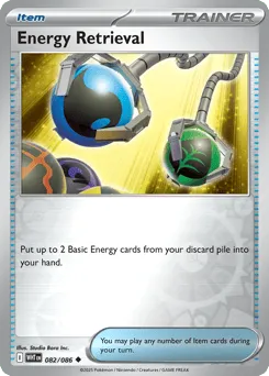 Energy Retrieval 082/086 Reverse Holo White Flare
