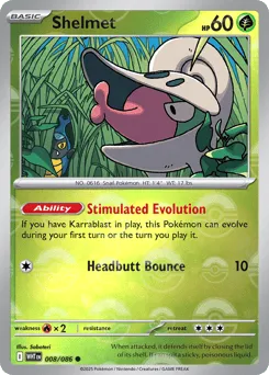 Shelmet 008/086 Poké Ball White Flare