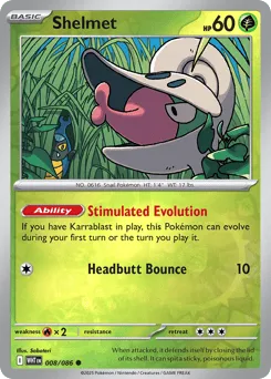 Shelmet 008/086 Reverse Holo White Flare