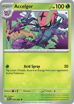 Accelgor 009/086 White Flare