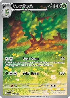 Sawsbuck 092/086 Holo White Flare