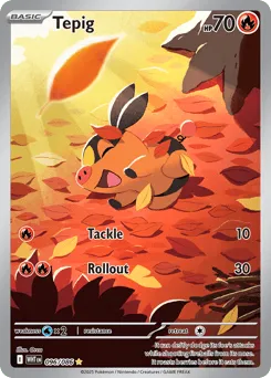 Tepig 096/086 Holo White Flare