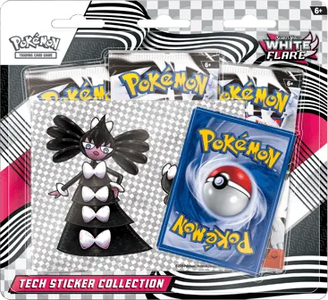 White Flare Tech Sticker Collection