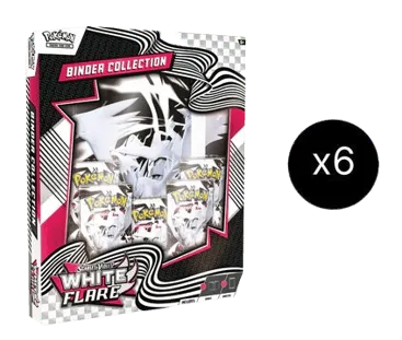 White Flare Binder Collection Case