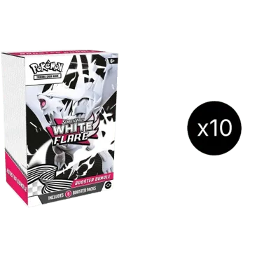 White Flare Booster Bundle Display