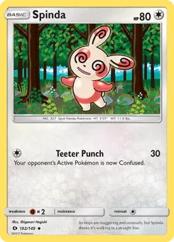 Spinda 102/149 Sun & Moon