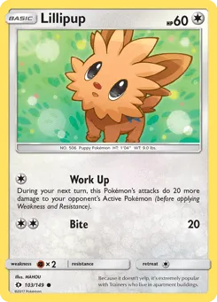Lillipup 103/149 Sun & Moon