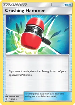 Crushing Hammer 115/149 Sun & Moon