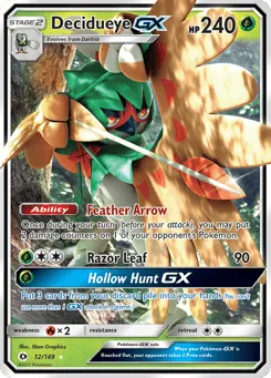 Decidueye-GX 12/149 Sun & Moon