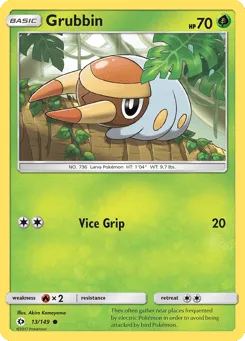 Grubbin 13/149 Sun & Moon