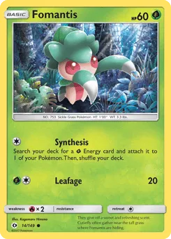 Fomantis 14/149 Sun & Moon