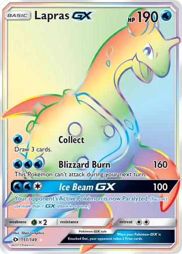 Lapras-GX 151/149 Sun & Moon