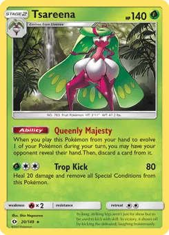 Tsareena 20/149 Sun & Moon