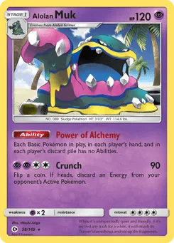 Alolan Muk 58/149 Sun & Moon