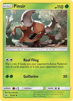 Pinsir 6/149 Sun & Moon
