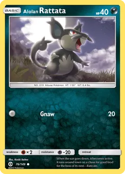 Alolan Rattata 76/149 Sun & Moon